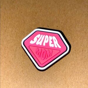 🐊6/$12🐊 Super Mom Pink Croc Charm